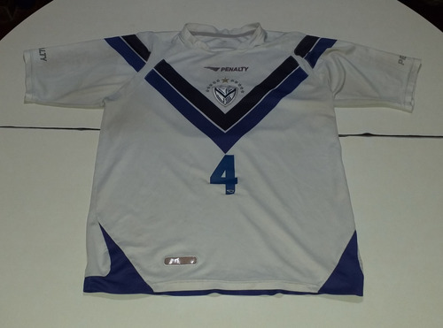 Camiseta De Vélez De Voley Penalty Blanca #4 Talle M