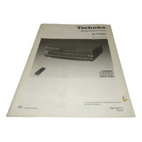 Manual De Instrucciones De Cd Player Technics Sl-pd927