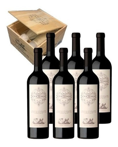 Caja X6 Gran Enemigo Blend Vigil & Catena - Vino Gualtallary