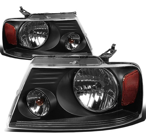 Faros Lobo F150 2004 2005 2006 2007 2008 Fondo Negro