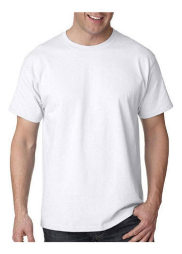 Camiseta Masculina Básica Gola Redonda 100% Algodão