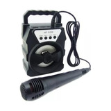 Parlante Y Micrófono Urbano Karaoke Recargable Portable Led