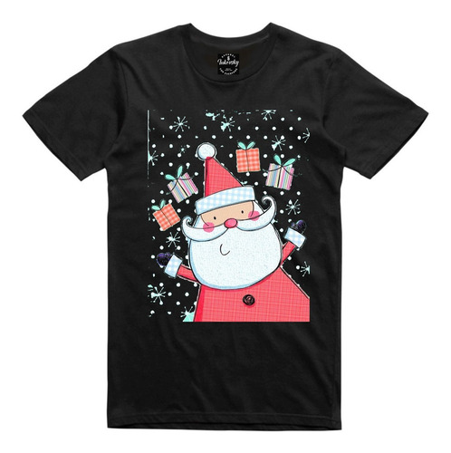 Playera T-shirt Santa Regalos Navidad