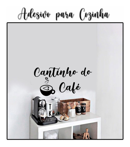 Cantinho Do Café Adesivo De Parede