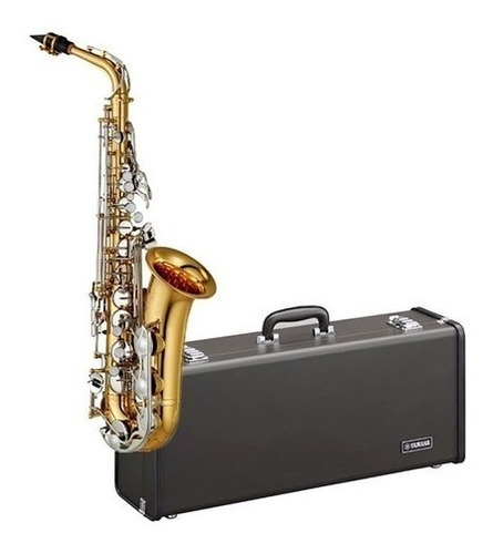 Saxofón Alto Yamaha Eb C/estuche Yas26/ii Laqueado