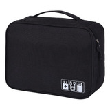 Bolsa De Viaje Organizadora De Electrónica, Negro -, Viajes