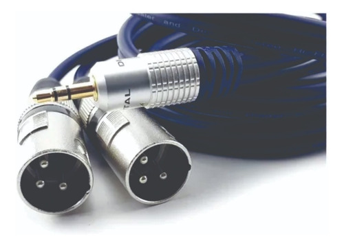 Cable 3.5 A 2 Xlr 1.8 Mts