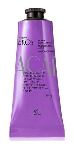 Polpa Hidratante Para Mãos Ekos Açaí - 75 G