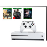 Console De Videogames Microsoft Xbox One S 500gb Pack Ação 3 Jogos Hdmi Controle.