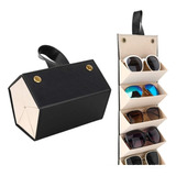 Organizador Lentes De Sol Gafas Plegable 6 Compartimientos