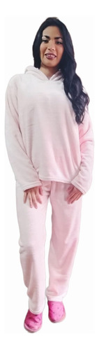 Pijama Polar Soft Labrado Suave Comodo Bianca Sheli 2075
