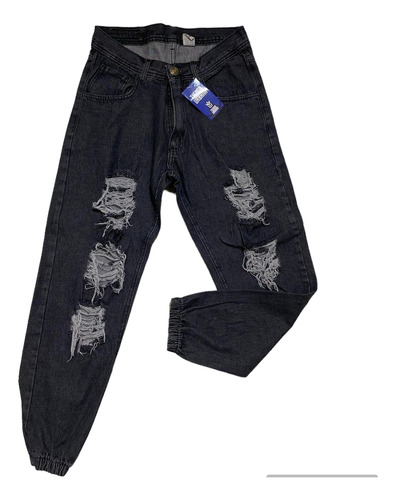 Pantalón Jogger Jean Mom De Hombre