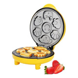 Maquina De Fazer Waffle Elétrica Antiaderente Desenho 110v