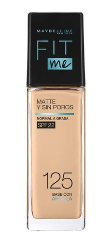 Base De Maquillaje Maybelline Fit Me Fps22 Tono 125 X30 Ml