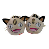 Babuchas Meowth Pokemon Serie Anime Pantuflas