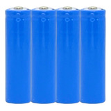 Baterias 14500 3,7v 3000mah Li-ion - Recarregável 4 Unidades
