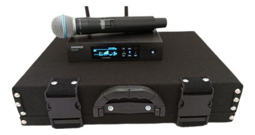 Microfone Qlxd4 Beta 58a Profissional Com Case De Luxo 