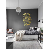 Vinil Decorativo Para Pared Frases Letras Creaste Magia En..