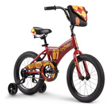 Bicicleta Infantil Huffy Harry Potter R-16 Rojo Con Rueditas