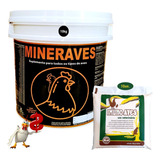 Mineraves Suplemento 10kg E 10 Imunoaves Aves Galinha Frango