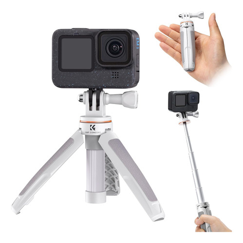 Selfie Stick Trípode Gopro, Extensible Vlog Selife Sti...