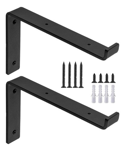 Soportes De Estante De Pared De Metal, Soportes 10 Pulgadas