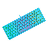 Teclado Gamer De Membrana Mecánica Ziyoulang K61 60%