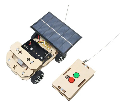 Kit Educativo Carro Coche Control Remoto Solar Para Armar 