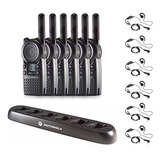 6 Pack De Motorola Cls1110 Radios Con 6 Push To Talk (ptt) A