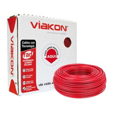 Cable De Cobre Cal 12 Awg Viakon Color Rojo
