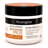 Neutrogena Face Care Intensive Antissinais Fps 22 100g