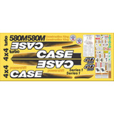 Calcomanías Case 580m Series 1 4x4 Preventivos Originales