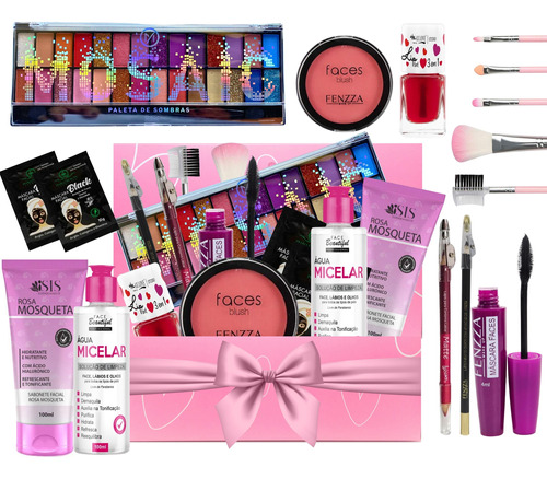 Combo Kit Maquiagem E Skincare Presente Adolescentes Meninas