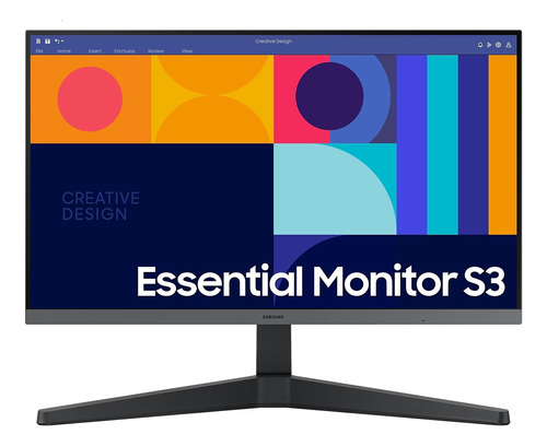 Monitor Plano Samsung Essential S3 24  Ips Fhd 100hz 4ms