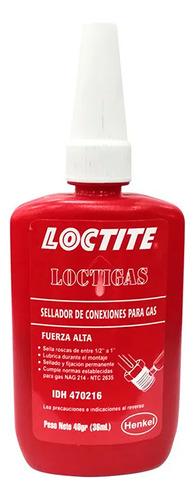 Loctigas Fuerza Alta 36ml 470216  Loctite