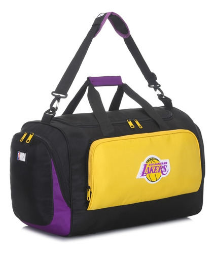 Bolso Nba Lakers Color Negro Lakers 50l