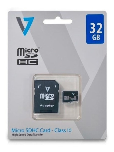 Memoria Micro Sd V7 32gb Clase 10