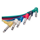 Cable Stagg Interpedal Plug Angular-plug Angular X 6u 8cm