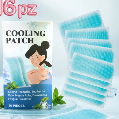 Compresas Parches Gel Frío Reduce Fiebre Niños Adultos 16p F | MercadoLibre