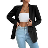 Saco Blazer Mujer Clásico Modelo Casual Formal Cardigan