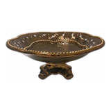 Bandeja Decorativa Centro De Mesa Adorno 25cm 1380a