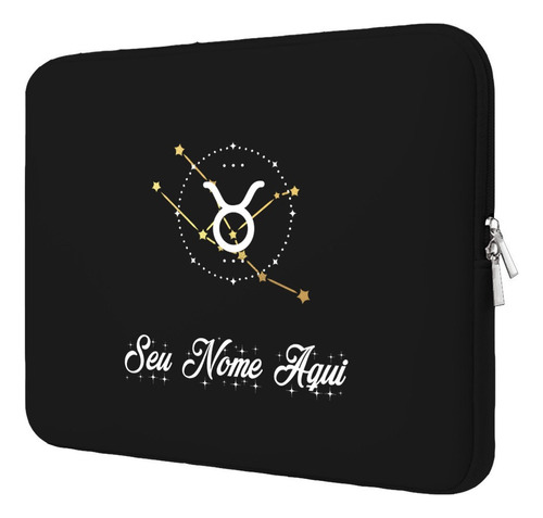 Capa Case Maleta Pasta Notebook Macbook Personalizada Touro