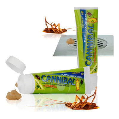 2pz Veneno Mata Cucarachas Cannibal No Toxico Exterminador Presentación De Tubo Con 120g. | MercadoLibre