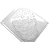 Molde De Acetato Para Chocolate / Calavera Catrín