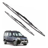 Kit 2 Escobillas Limpiaparabrisas Acero - Renault Kangoo 2