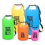 Bolsa Seca Contra Agua Impermeable 15 Litros Dry Bag Kayak