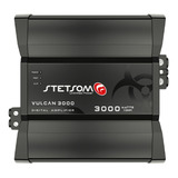 Módulo Amplificador Stetsom Vulcan 3000w Rms 1 Canal 1 Ohm Cor Preto