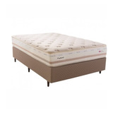 Conjunto Cama Box Colchão Casal Molas Maxspring