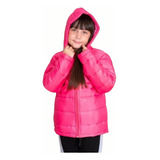 Campera Nena Inflada Abrigada Termica Invierno Fucsia