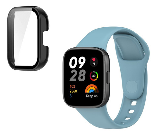 Pulsera De Repuesto Para Redmi Watch 3 + Funda Negra